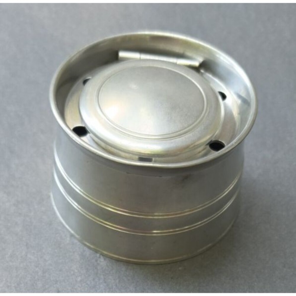 Vintage Stieff Pewter Capstan Inkwell
